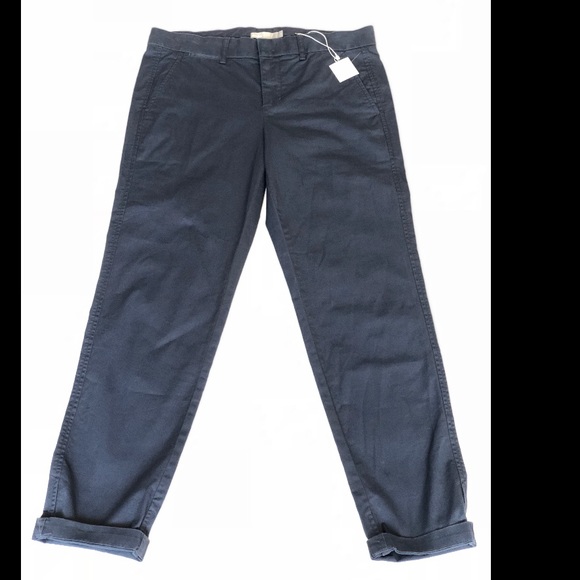 VINCE 💙Boyfriend Trouser Pants Slate Blue NEW - Picture 4 of 8